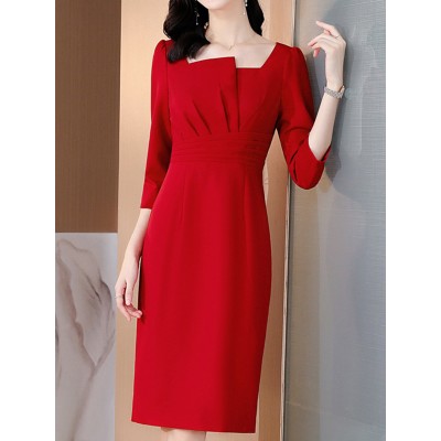 women's red skirt HF0220-01-04 women's red skirt HF0220-01-04